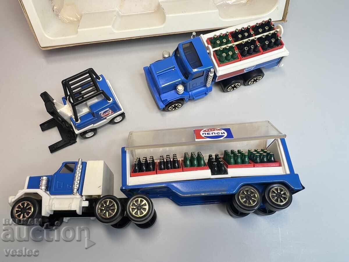 Тонка БГ Микро Камиончета Пепси Мотокар Комплект с Кутия - 7