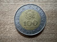 Portugalia - 100 escudos (1990)