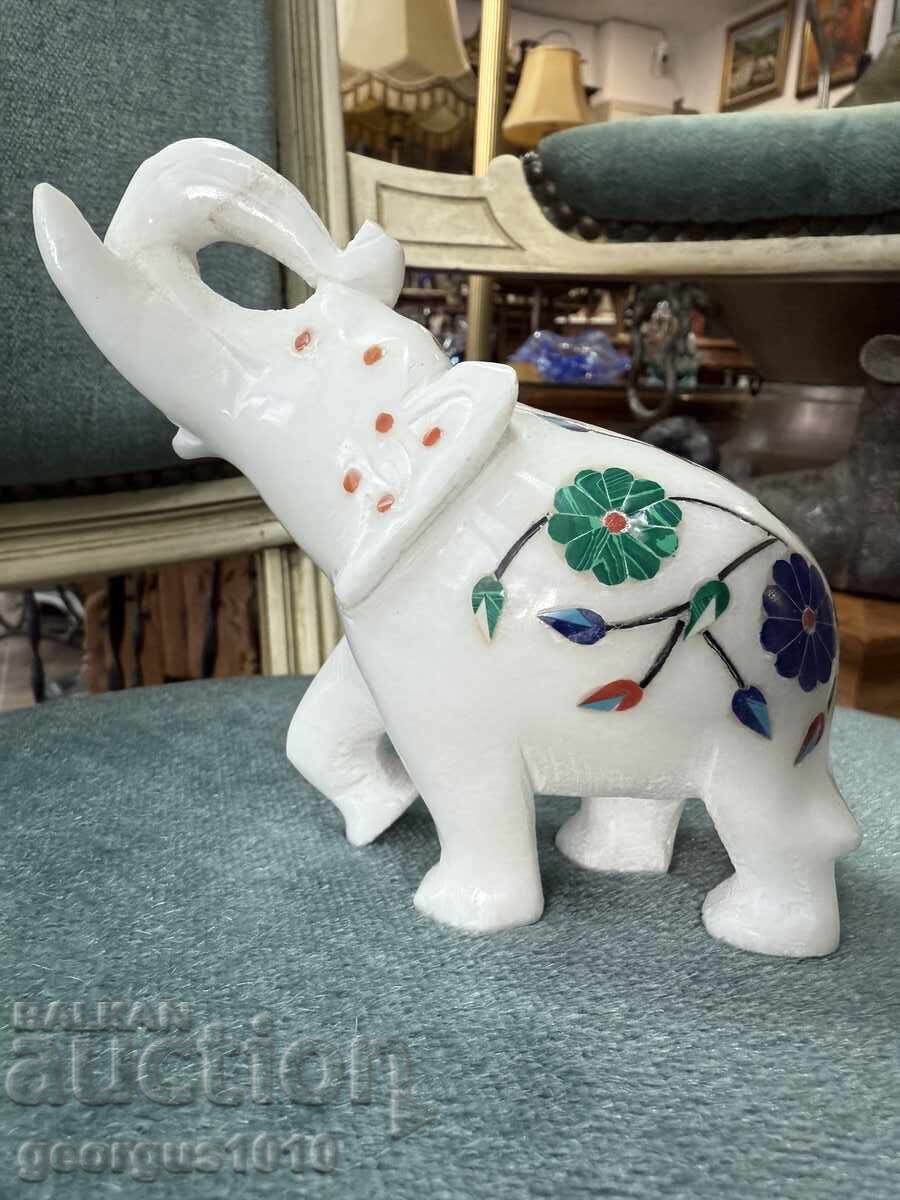 Δημοπρασία Μαρμάρινη φιγούρα ελέφαντα Νο. 7657