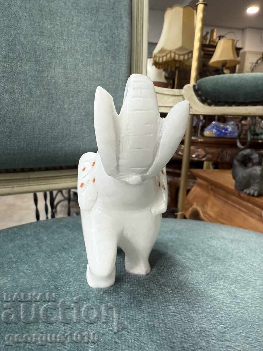 Παράδοση Μαρμάρινη φιγούρα ελέφαντα Νο. 7657