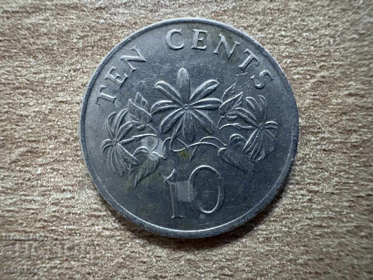 Сингапур - 10 цента (1985) Сингапур - 10 цента (1985)