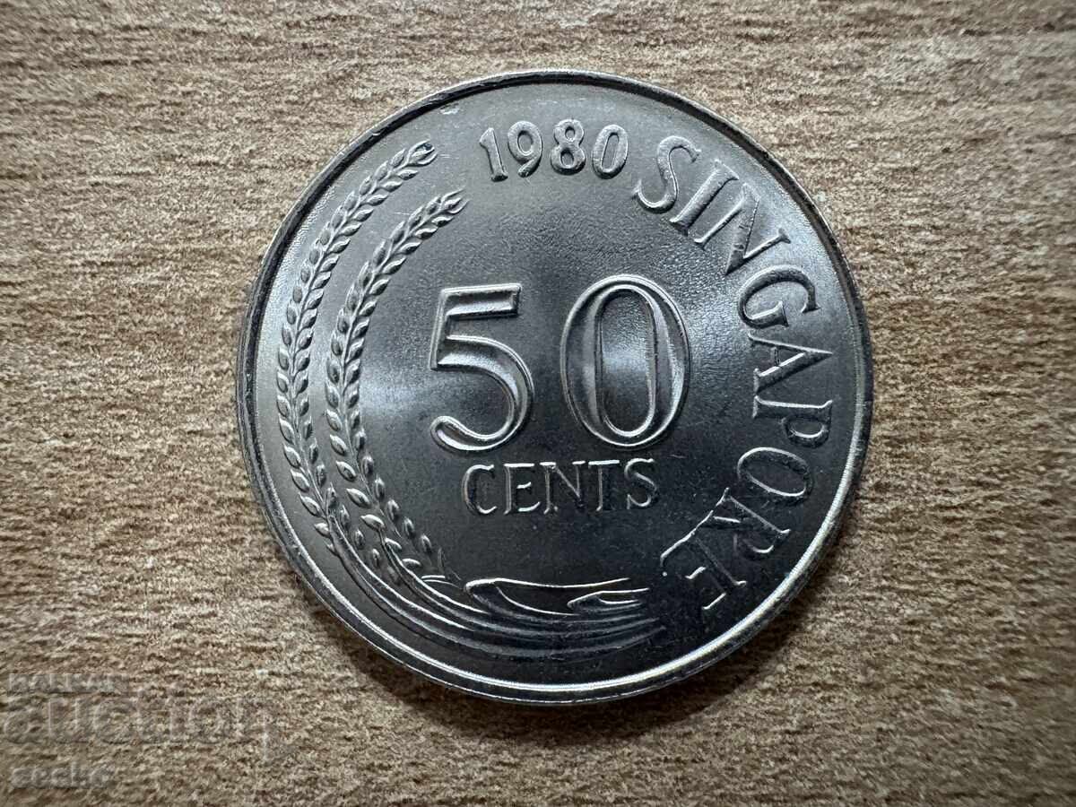 Сингапур - 50 цента (1980) Сингапур - 50 цента (1980)