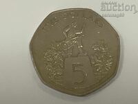 Λιβερία 5 δολάρια 1985