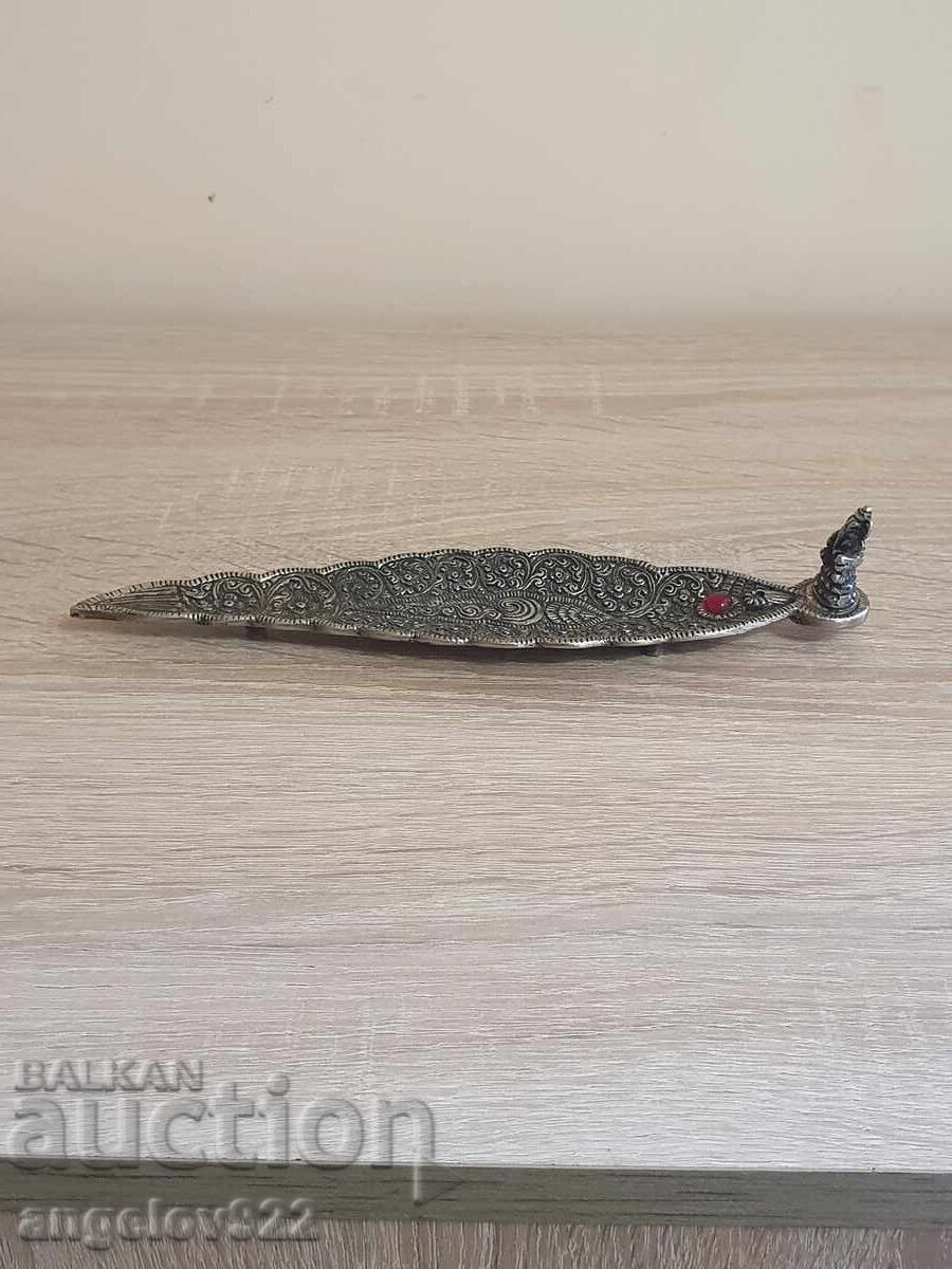 Vintage metal incense stick holder!!! - 5