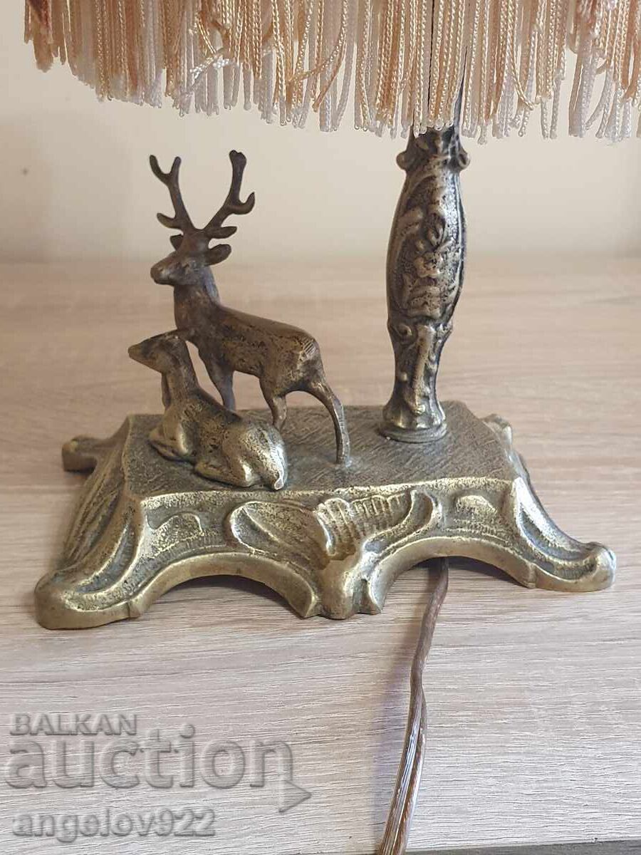 Beautiful vintage bronze night lamp!!! with price 10.00 BGN | € 5.11 Beautiful vintage bronze night lamp!!! with price 10.00 BGN | € 5.11