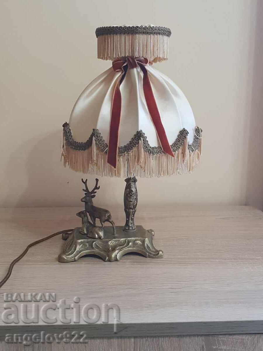Beautiful vintage bronze night lamp!!! Beautiful vintage bronze night lamp!!!