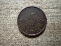 Финландия - 5 пенита (1963)