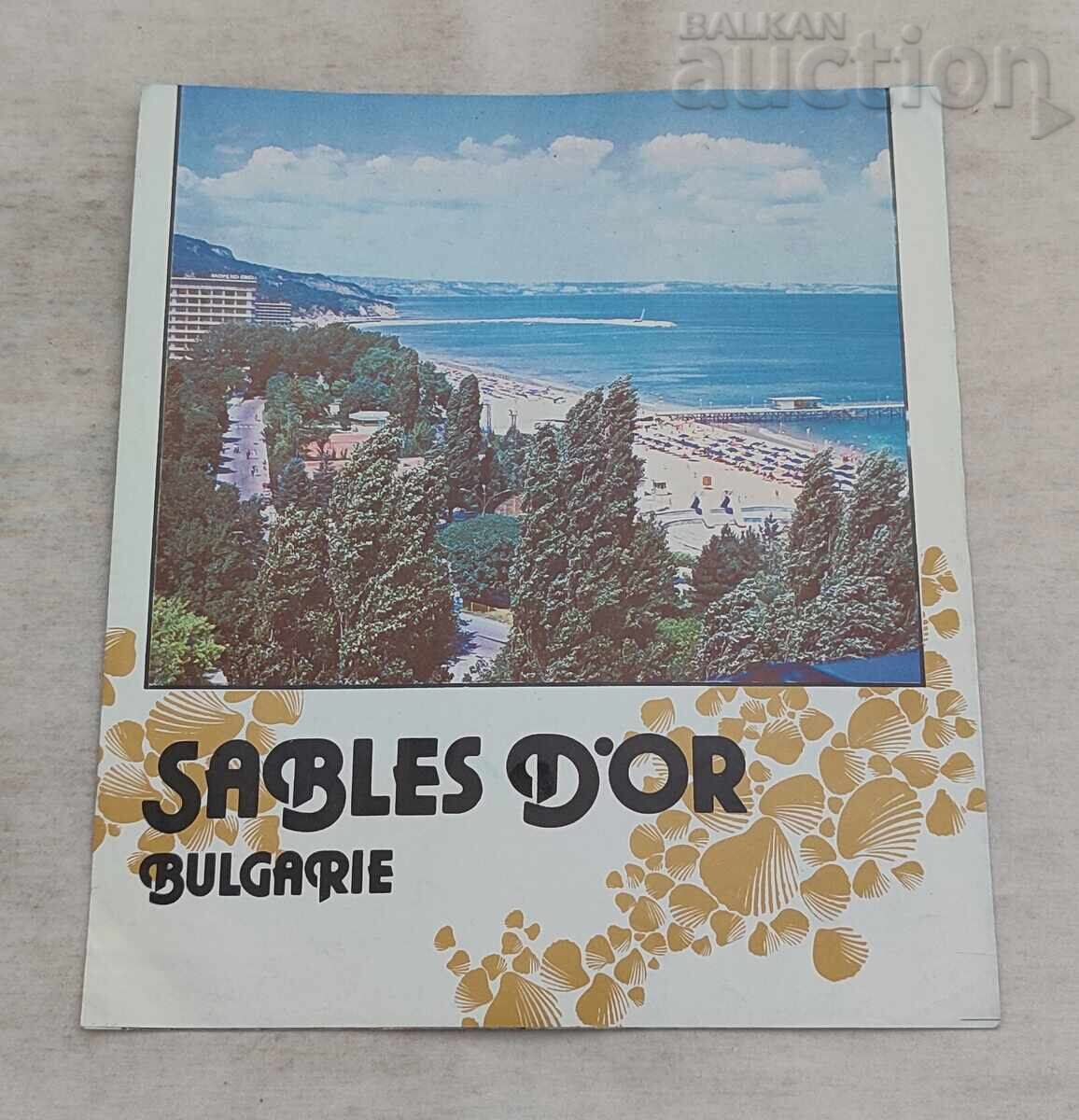 NISIPURILE DE AUR BROȘURĂ 198.. a. FRANCEZĂ