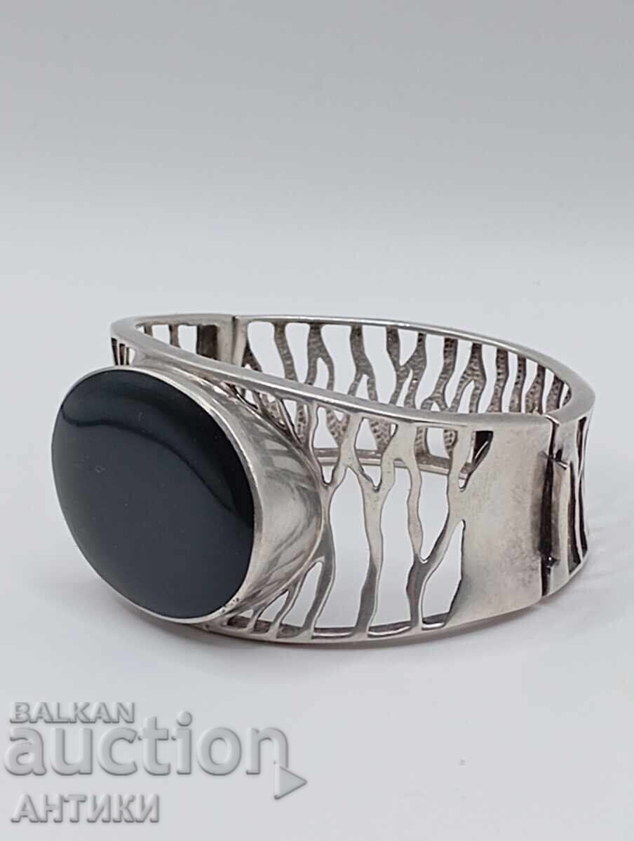 Silver Onyx Bracelet with price 140.00 BGN | € 71.58