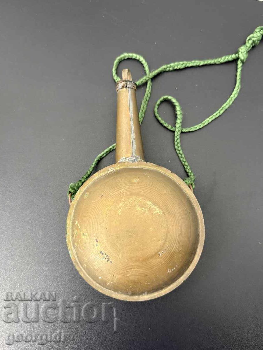 Ανατολίτικη / Οθωμανική θήκη μπαρουτιού / παγούρι. Νο. 7665 - 5