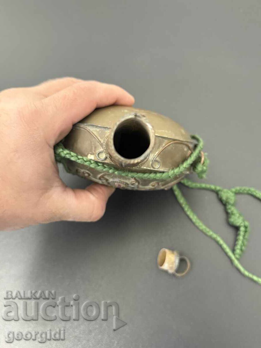 Ανατολίτικη / Οθωμανική θήκη μπαρουτιού / παγούρι. Νο. 7665 - 7