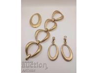 Set Argint Placat cu Aur