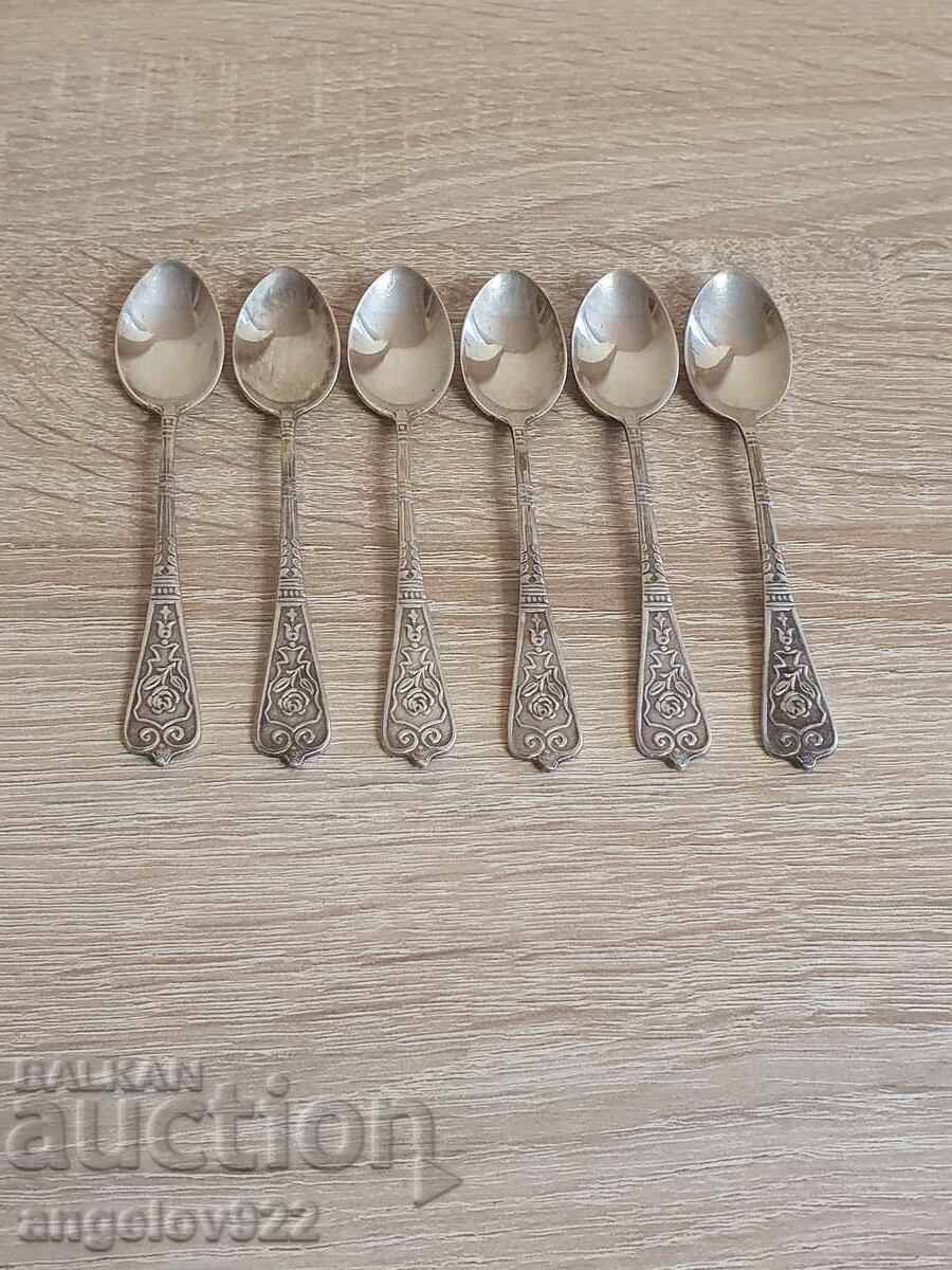 6 NS coffee spoons with price 0.01 BGN | € 0.01 6 NS coffee spoons with price 0.01 BGN | € 0.01