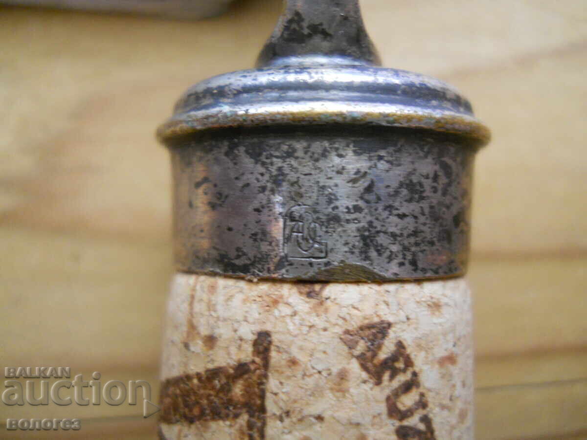 Посребрена капачка за винена бутилка - Франция - ХІХ век - 5