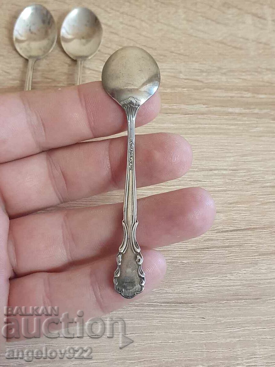Auction 3 EXTRA PRIMA NS coffee spoons Auction 3 EXTRA PRIMA NS coffee spoons