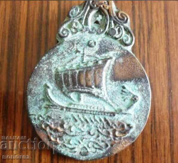 Старинна бронзова щипка за документи - Гърция с цена 35.00 лв. | € 17.90