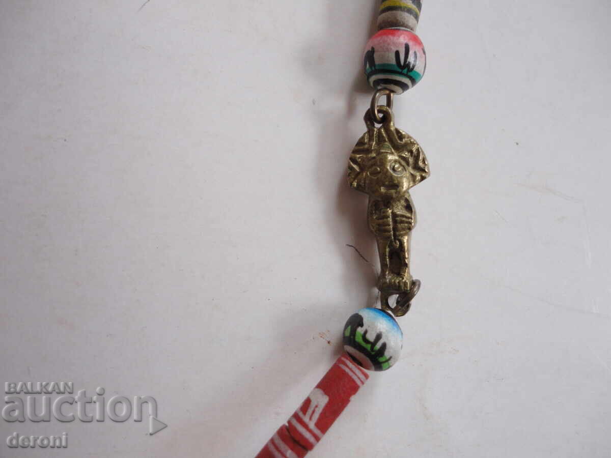 Уникално перуанско колие слънце и луна Tumi - 5