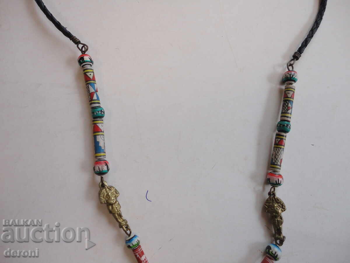 Уникално перуанско колие слънце и луна Tumi - 6