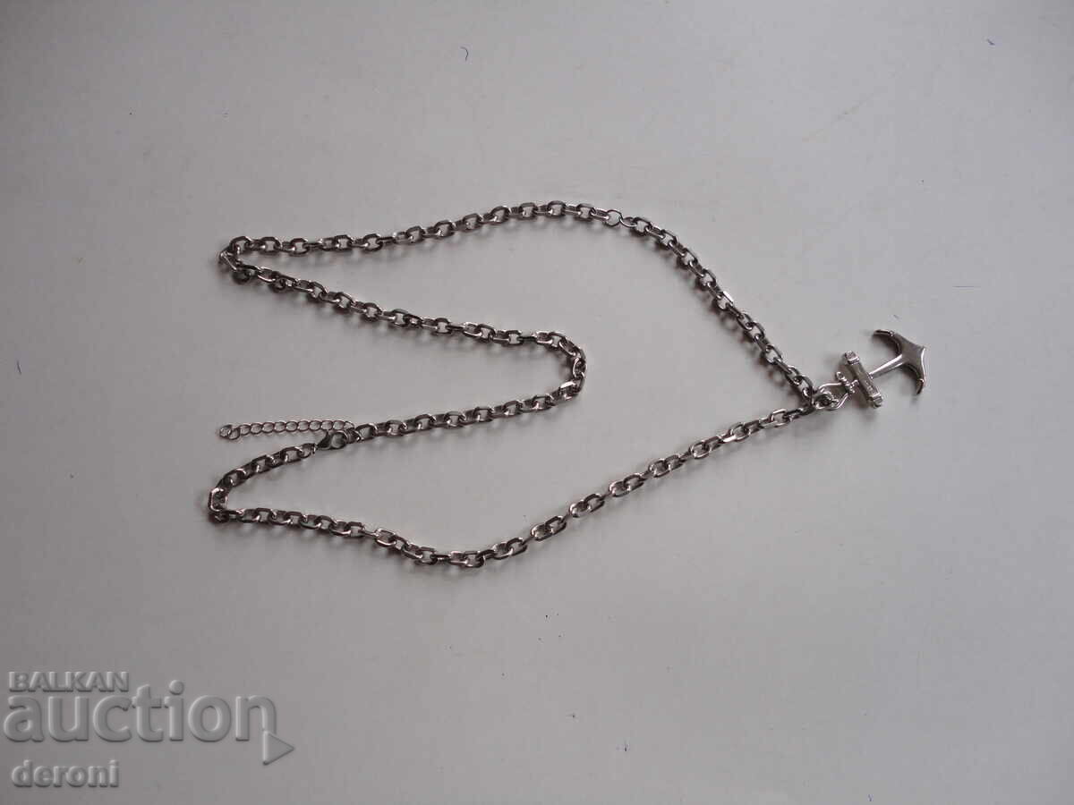 Lanț masiv colier din oțel chirurgical cu ancoră cu preț 10.00 BGN | € 5.11