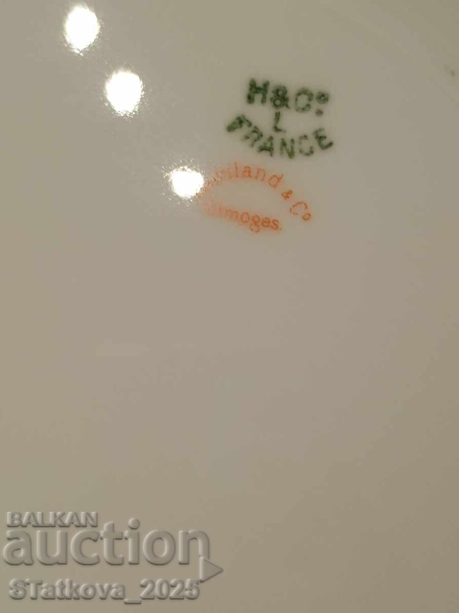 Delivery of Porcelain plate Limoges 26 cm