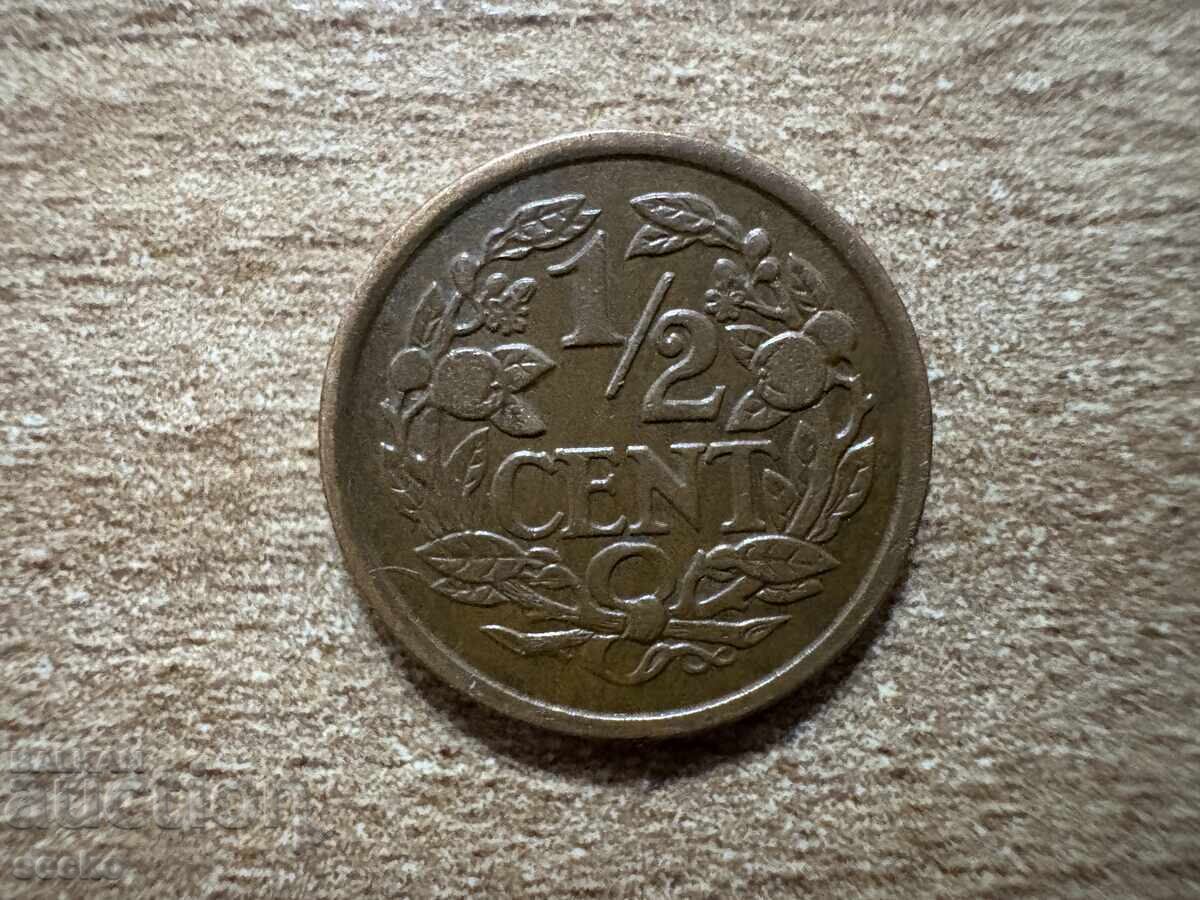 Olanda - 1/2 cent (1934) Olanda - 1/2 cent (1934)