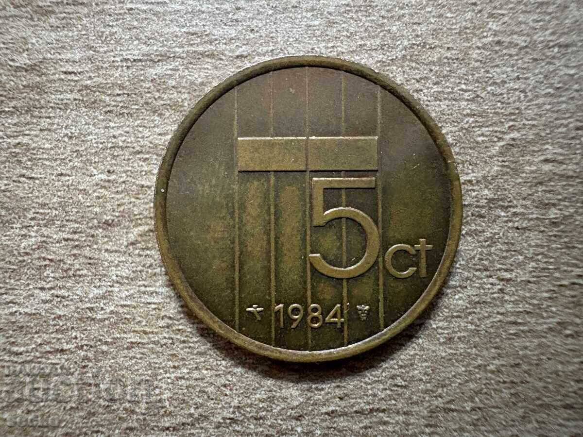Netherlands - 5 cents (1984) Netherlands - 5 cents (1984)