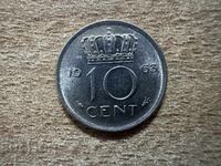 Netherlands - 10 Cent (1963)