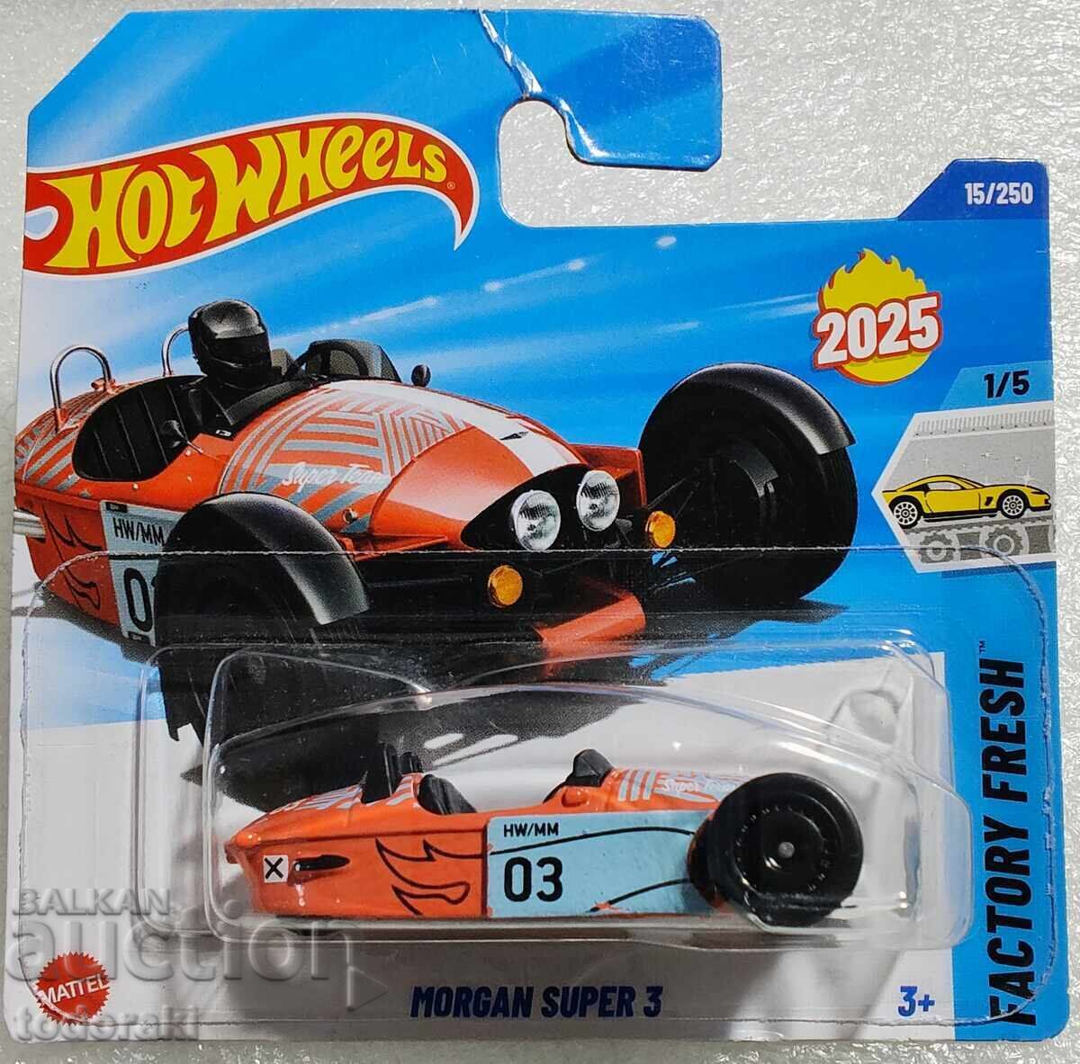 Hot Wheels Morgan Super 3 Hot Wheels 1:64 Morgan Super Mașină