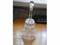 Ръчно гравирана кристална камбанка за вечеря