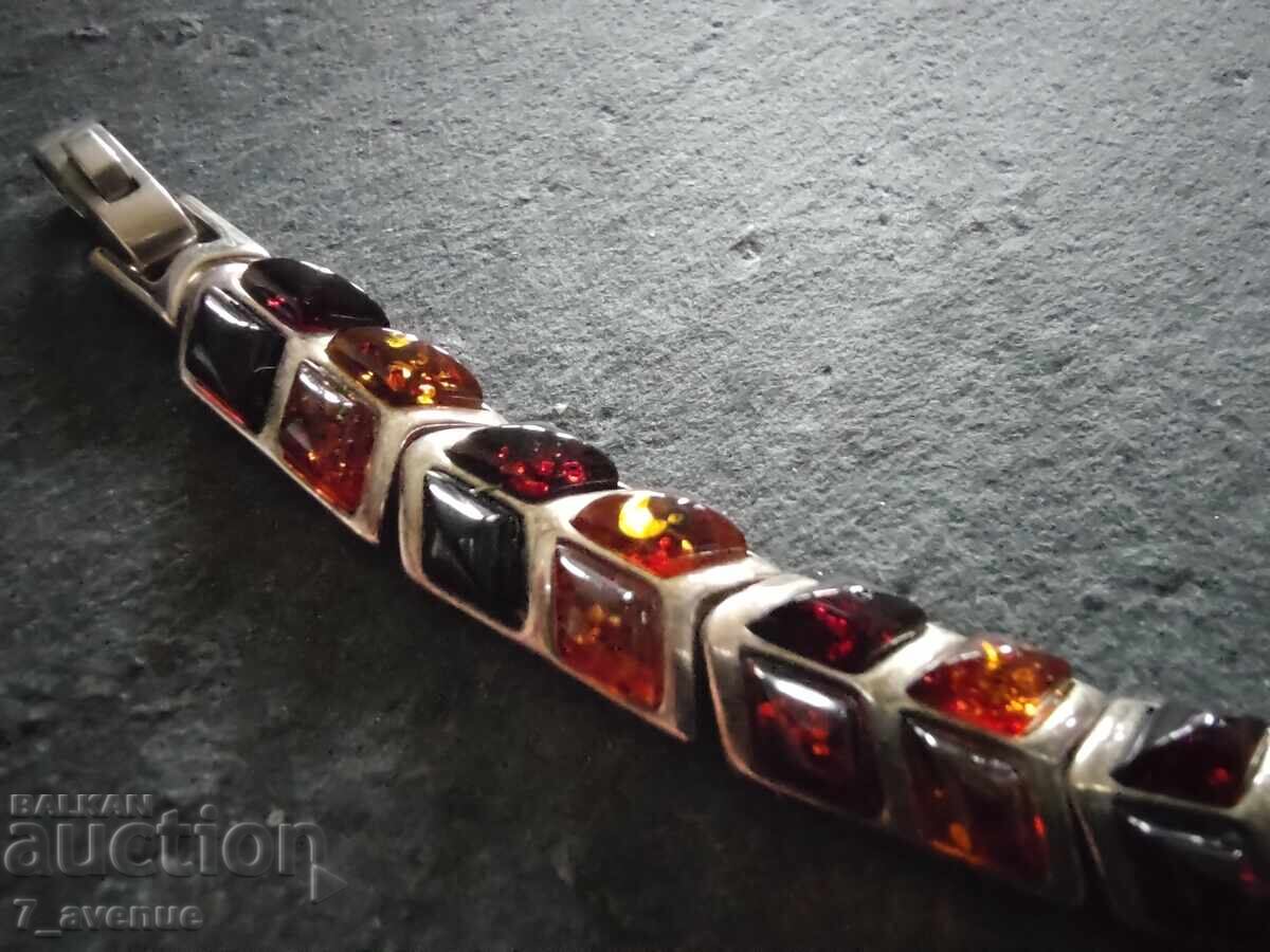 Livrarea Brățară de argint cu chihlimbar 29.11.25 Livrarea Brățară de argint cu chihlimbar 29.11.25