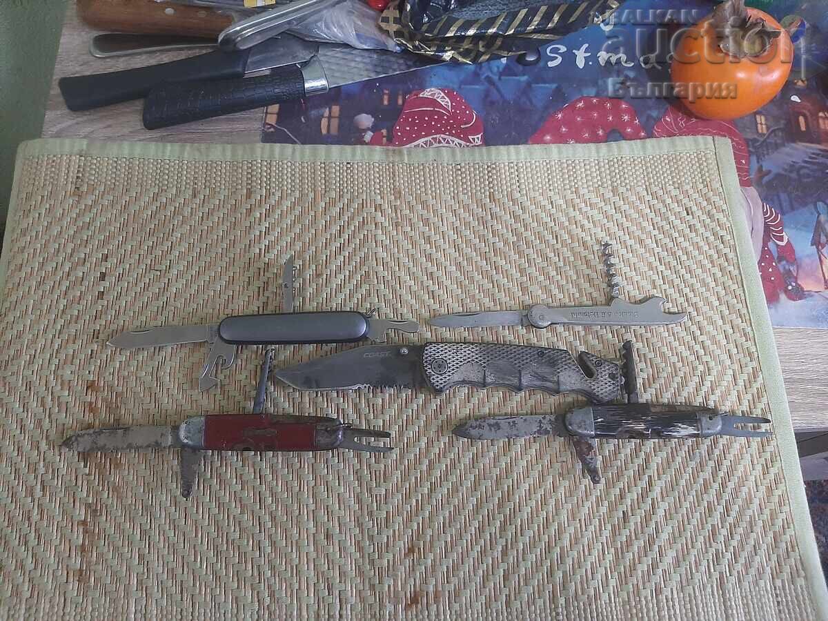 Lot of razor blades for restoration or parts, razor handle