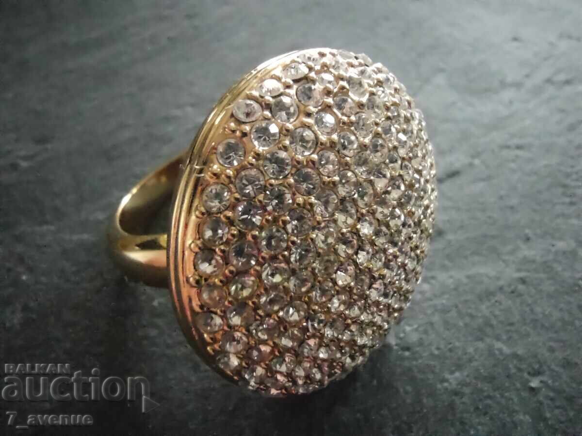 Παράδοση Δαχτυλίδι Markov με επιχρύσωση και κρύσταλλα, με σήμανση 29.11.25 Παράδοση Δαχτυλίδι Markov με επιχρύσωση και κρύσταλλα, με σήμανση 29.11.25