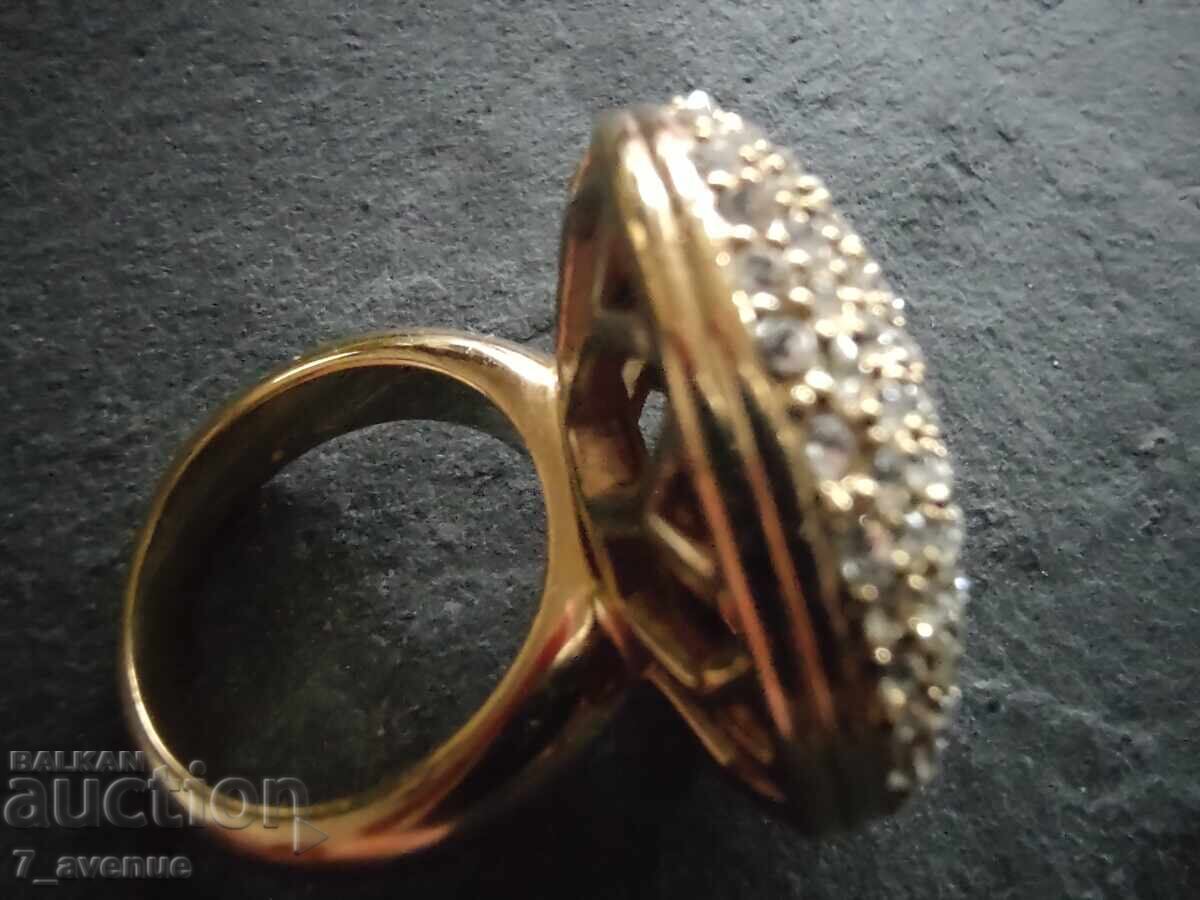 Δαχτυλίδι Markov με επιχρύσωση και κρύσταλλα, με σήμανση 29.11.25 Δαχτυλίδι Markov με επιχρύσωση και κρύσταλλα, με σήμανση 29.11.25