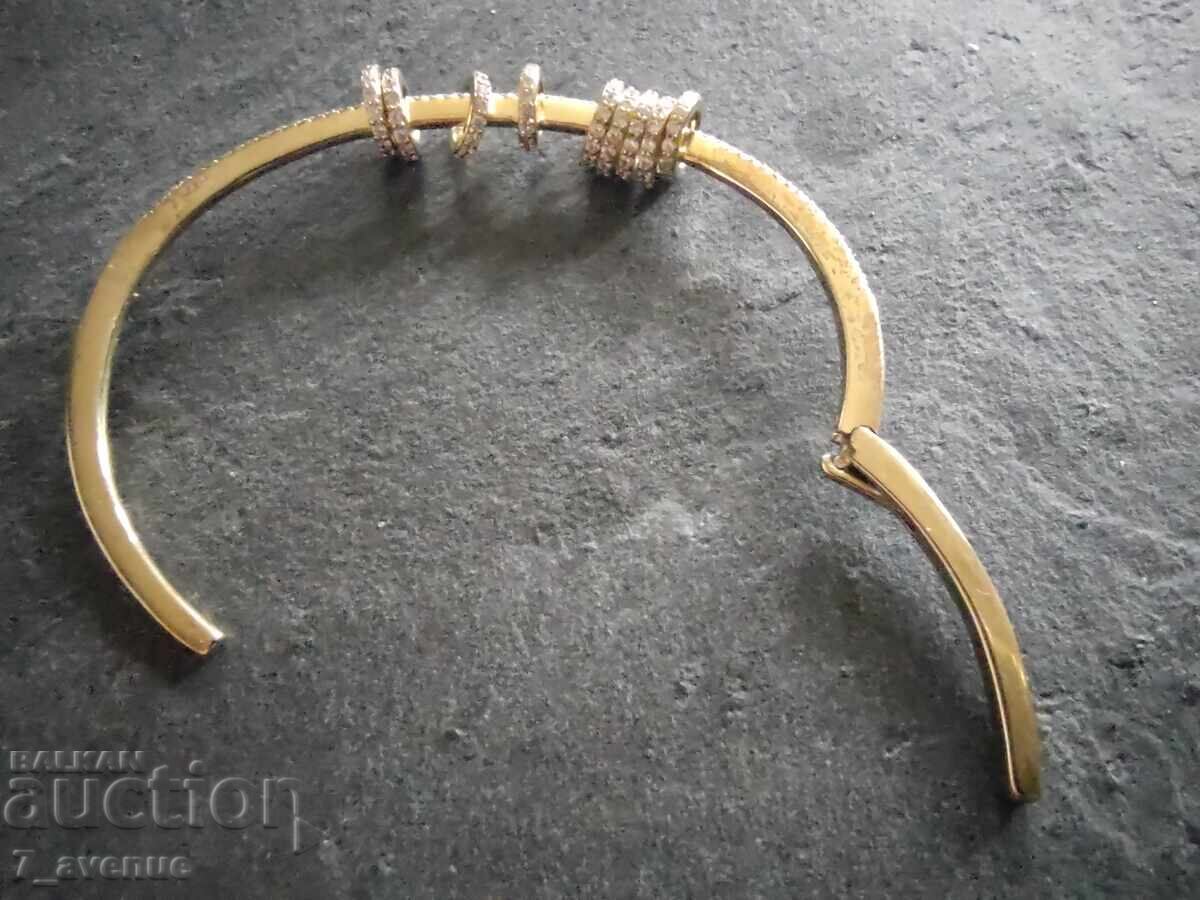 Silver bracelet with gold plating, hallmarked 29.11.25 with price 199.00 BGN | € 101.75