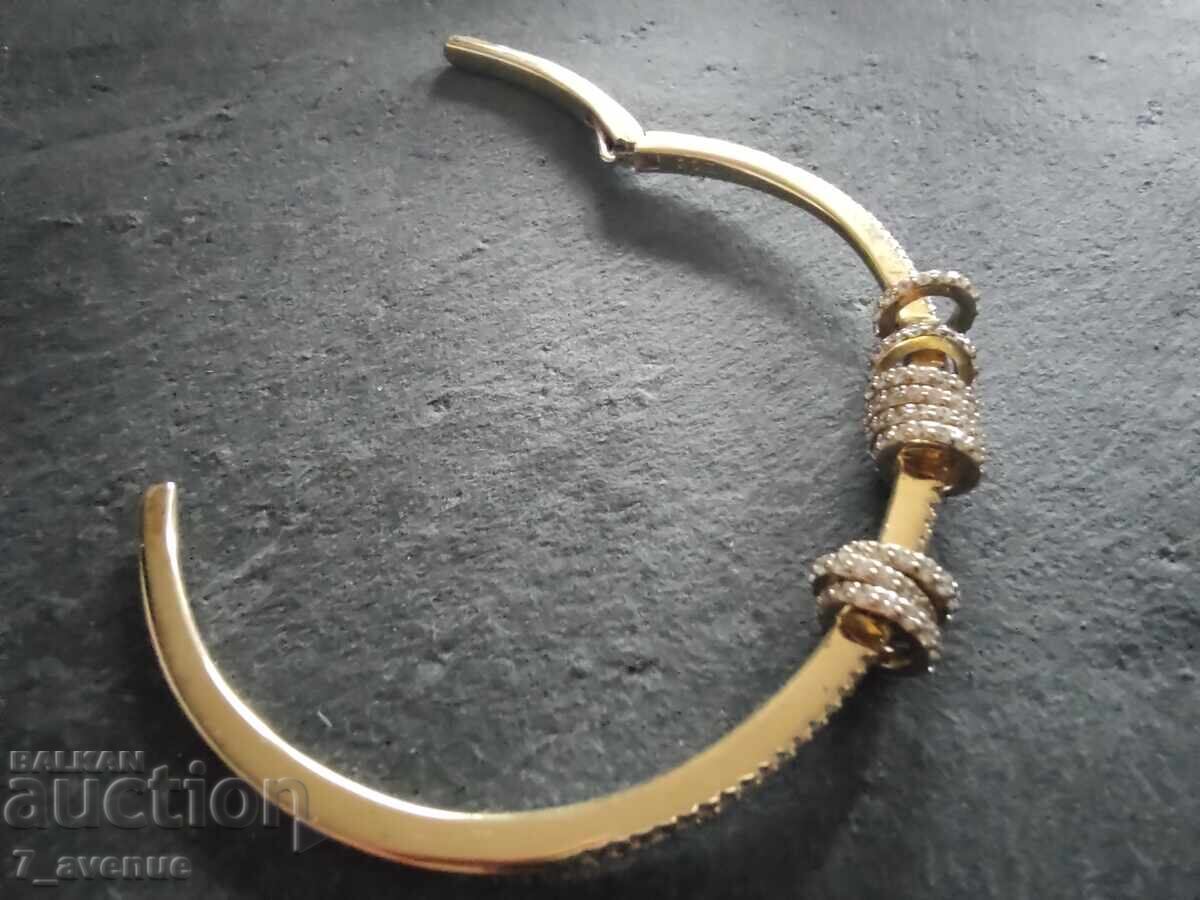 Silver bracelet with gold plating, hallmarked 29.11.25