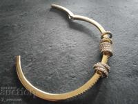 Brățară de argint placată cu aur, marcată 29.11.25