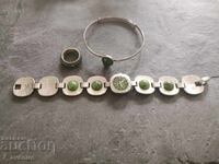 Brățară de argint, ceas și inel cu Jad 29.11.25