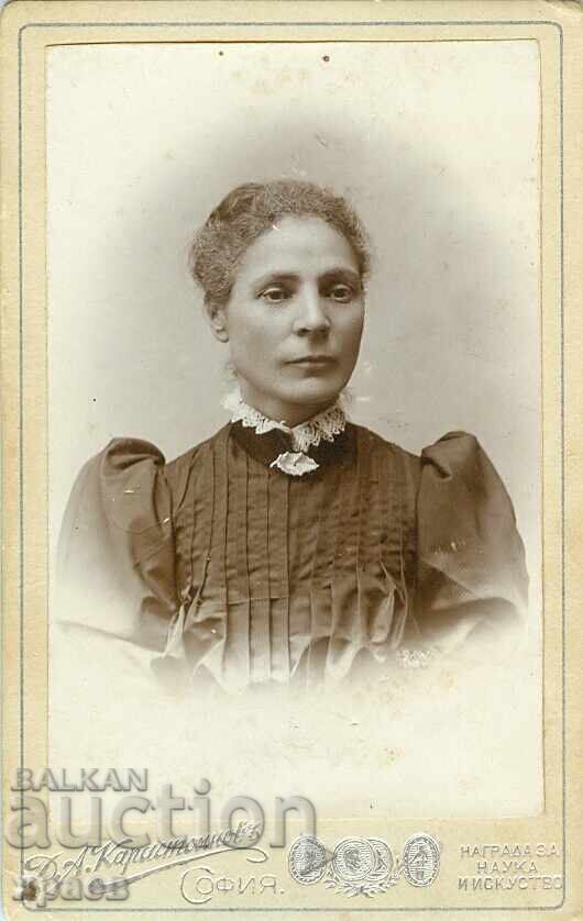 FOTOGRAFIE VECHE - CARTON - D. KARASTOYANOV – SOFIA - m1594