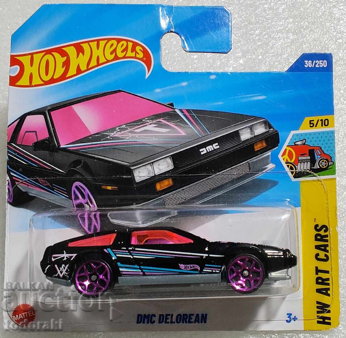 Hot Wheels DMC DeLorean Hot Wheels DeLorean 1:64 Car