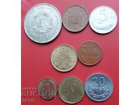Mixed lot of 8 coins