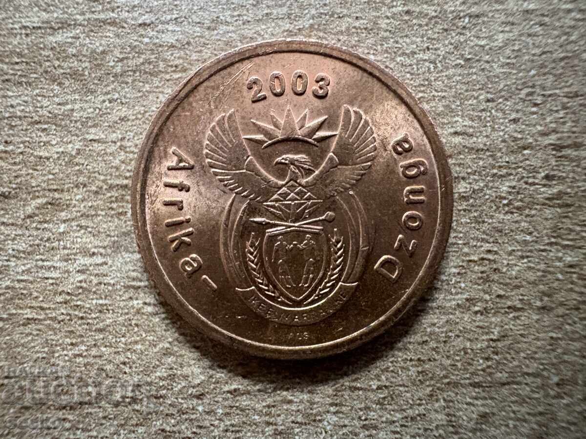 Νότια Αφρική - 5 σεντ (2003) με τιμή 0.20 BGN | € 0.10 Νότια Αφρική - 5 σεντ (2003) με τιμή 0.20 BGN | € 0.10