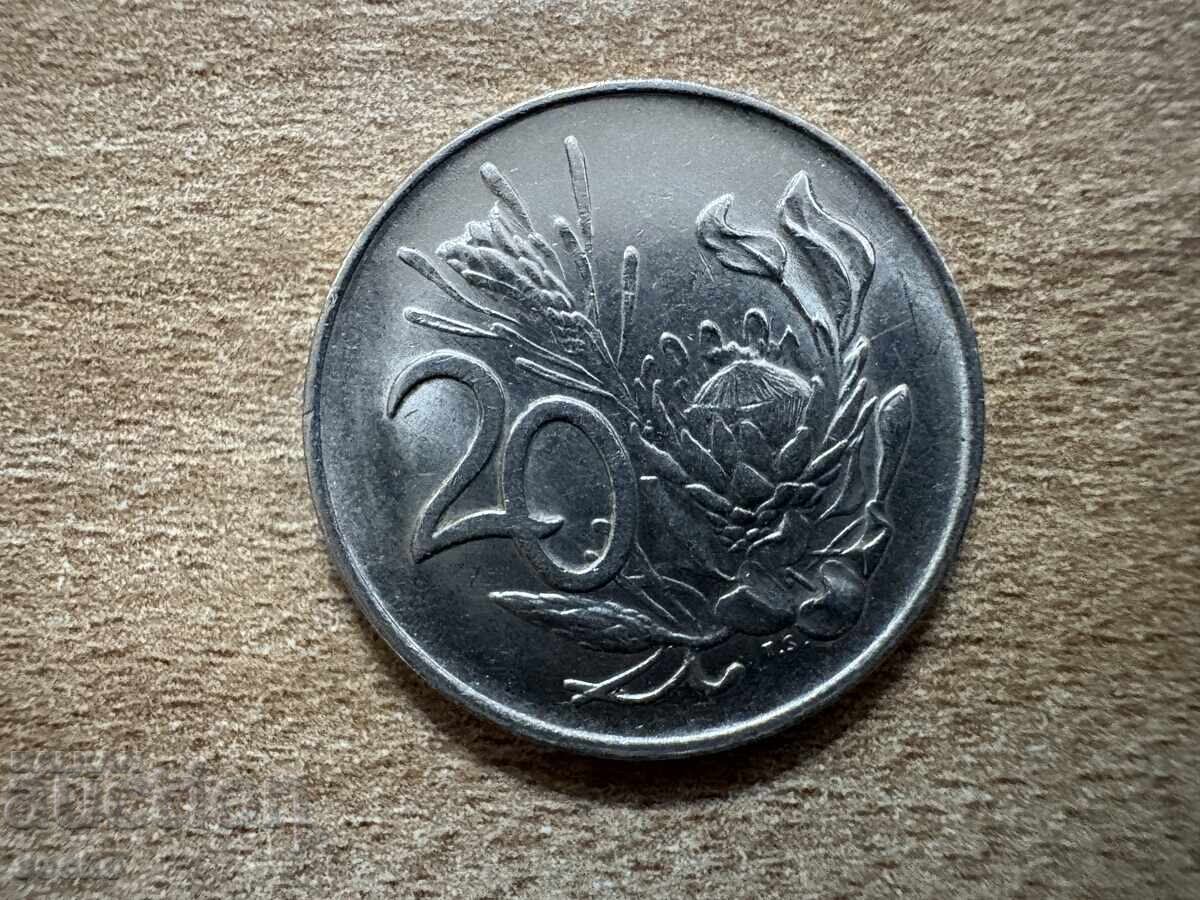 ЮАР - 20 цента (1978)