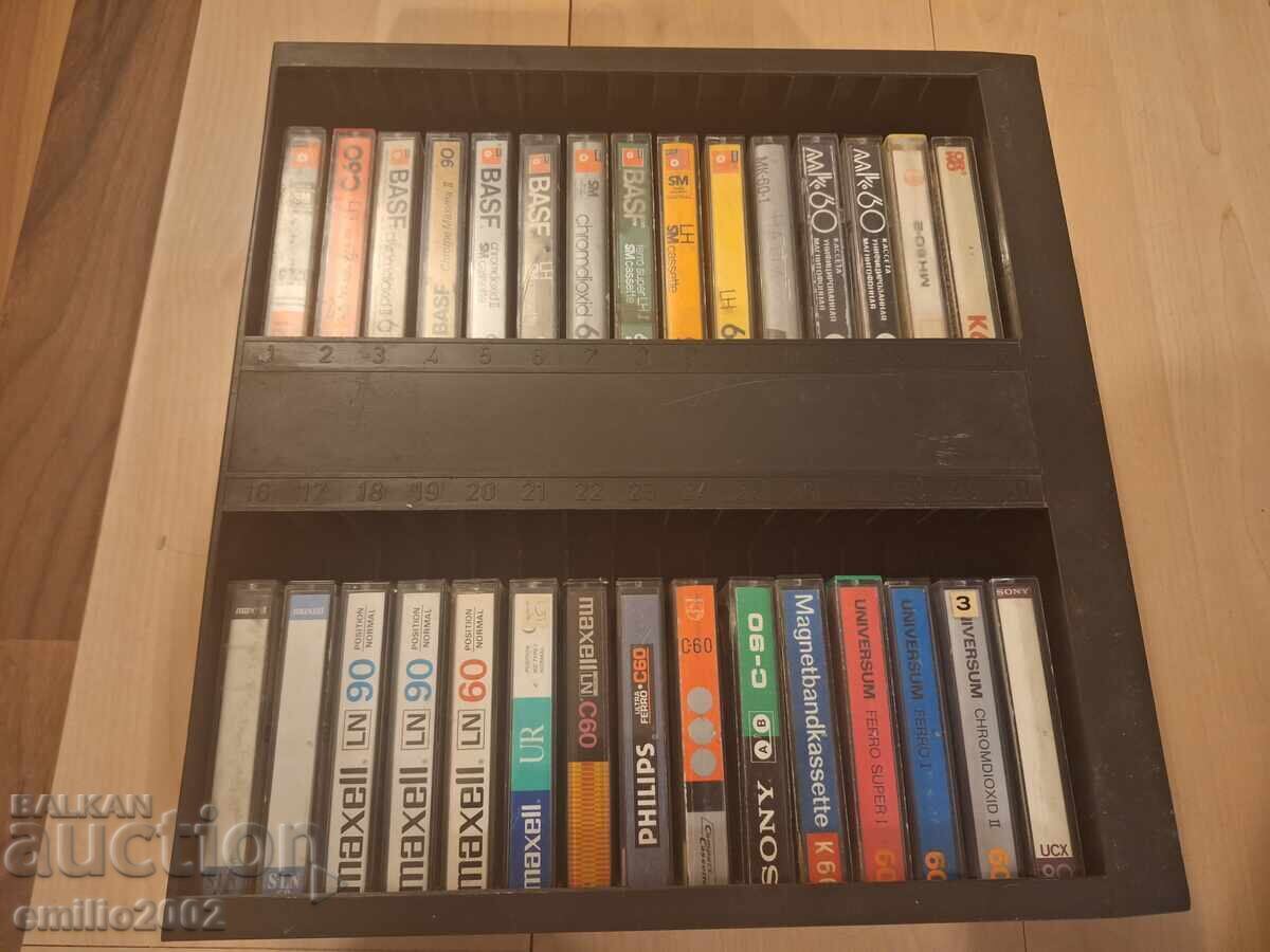 Casete audio în set de 30 buc