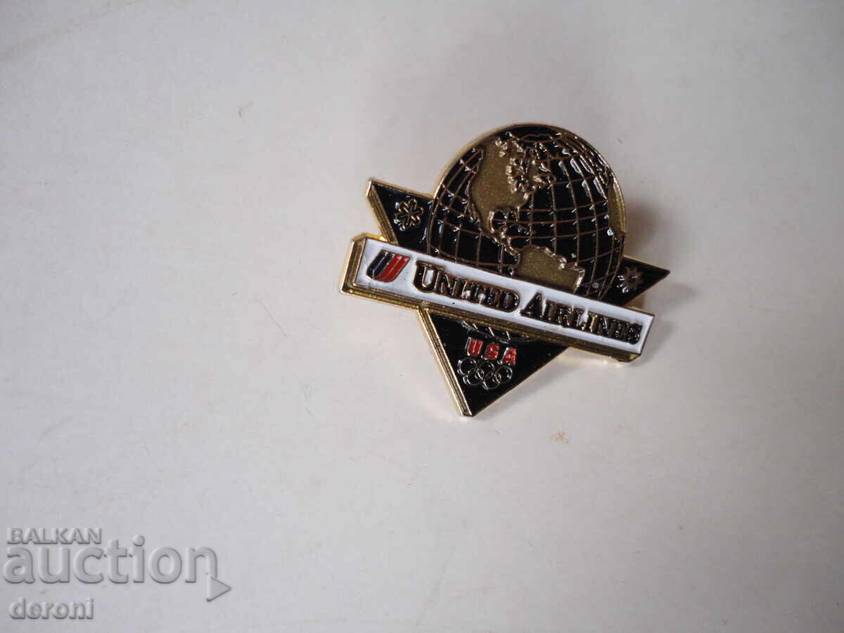 Mare Emblema Insigna cu Emblema Airlines USA 1984 - 6