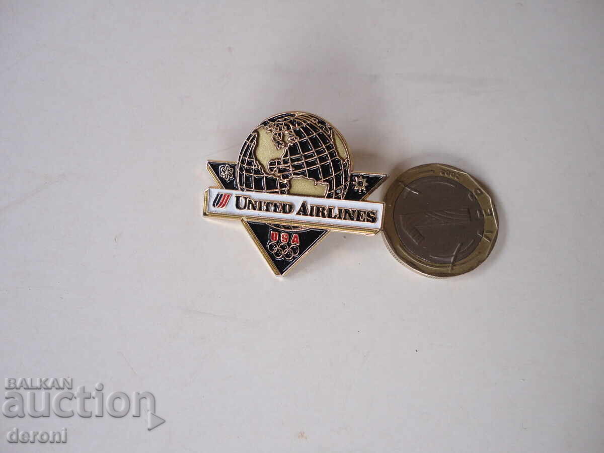 Mare Emblema Insigna cu Emblema Airlines USA 1984