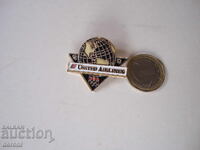 Mare Emblema Insigna cu Emblema Airlines USA 1984