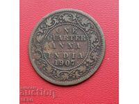 Ινδία - 1/4 Άννα 1907