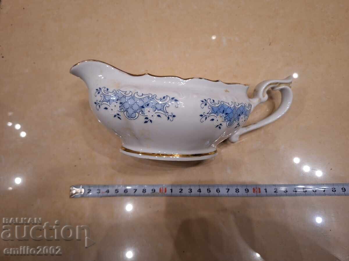 Πορσελάνινη σαλτσιέρα ρετρό σοσιαλιστική