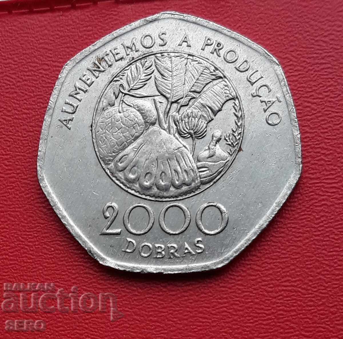 Sao Tome and Principe Islands-2000 dobras 1997