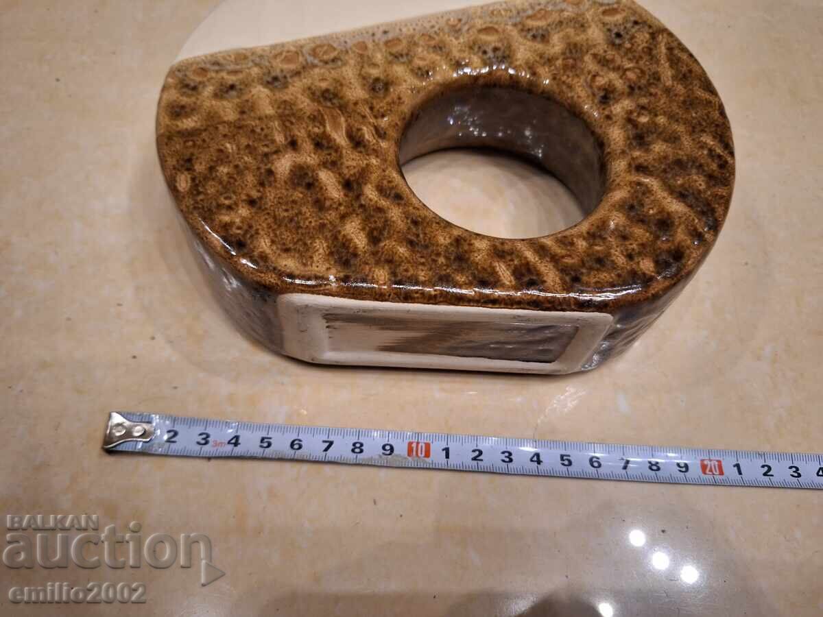 Auction  Porcelain vase retro social (Bulgarian Artists Union)